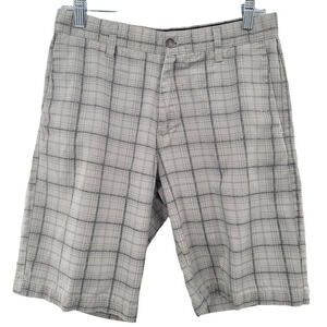 VOLCOM Men's Casual Shorts Size 30 Plaid